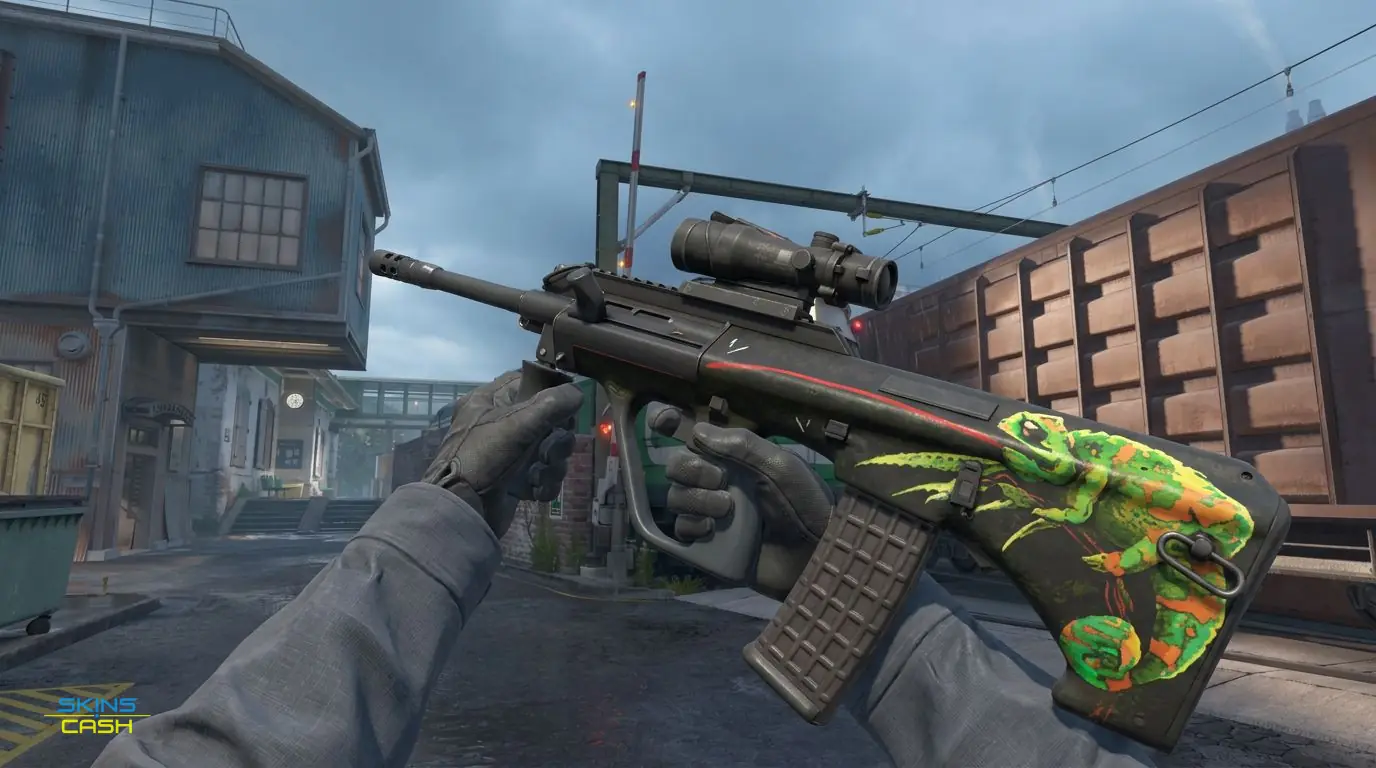 AUG | Chameleon — In-game inspect