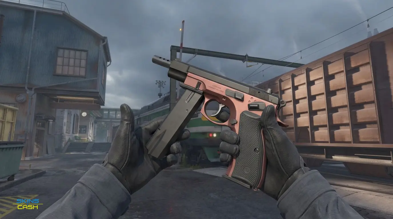 CZ75-Auto | Pink Pearl — In-game inspect