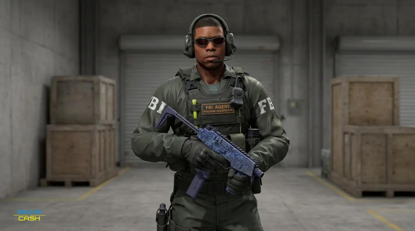 MP9 | Cobalt Paisley — In the field