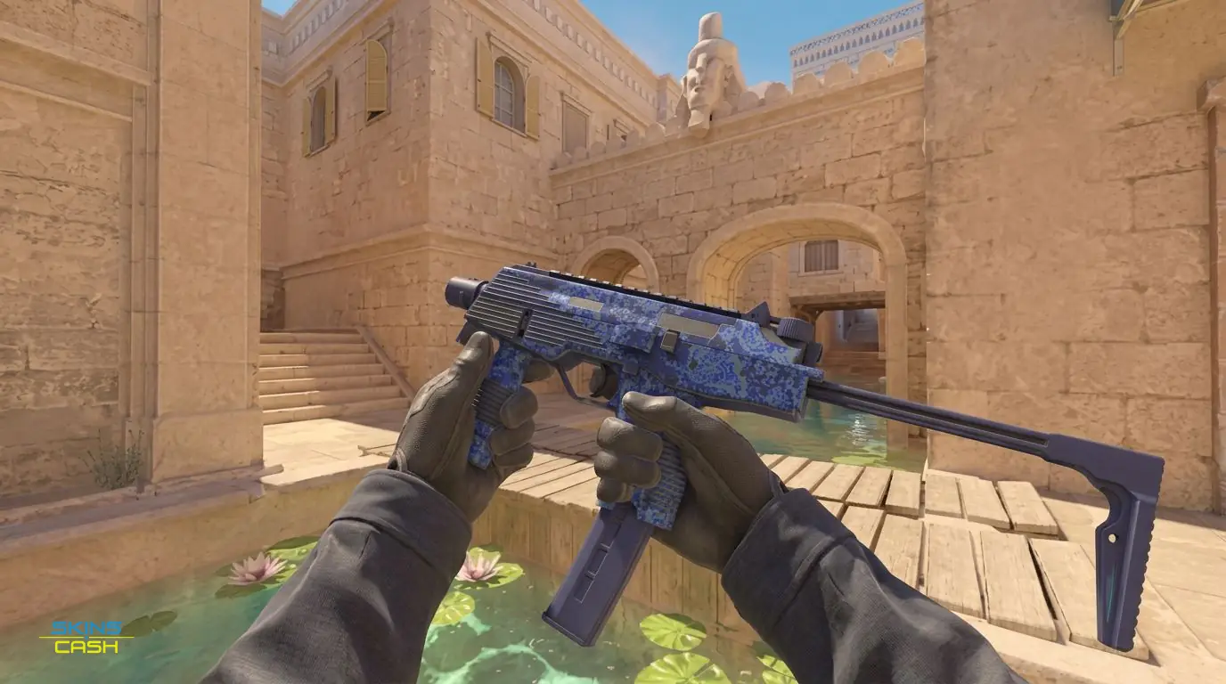 MP9 | Cobalt Paisley — In-game inspect