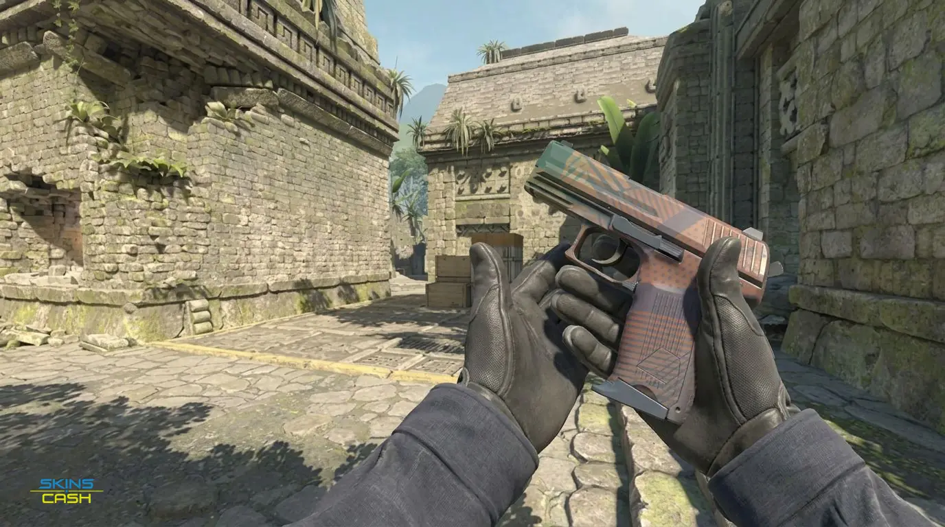 P2000 | Coral Halftone — In-game inspect