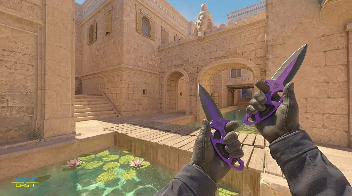 ★ Shadow Daggers | Ultraviolet — In-game inspect