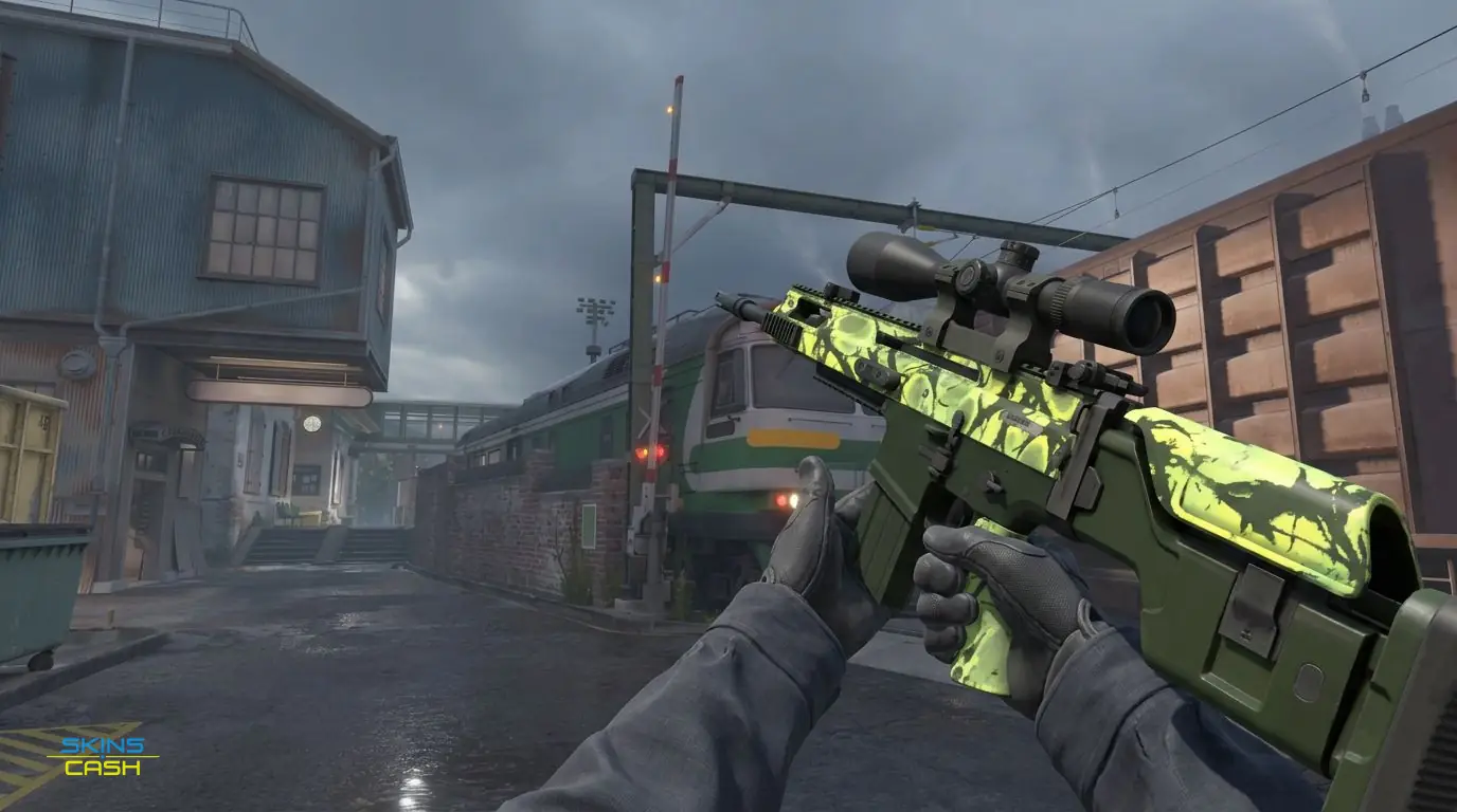 SCAR-20 | Outbreak — In-game inspect