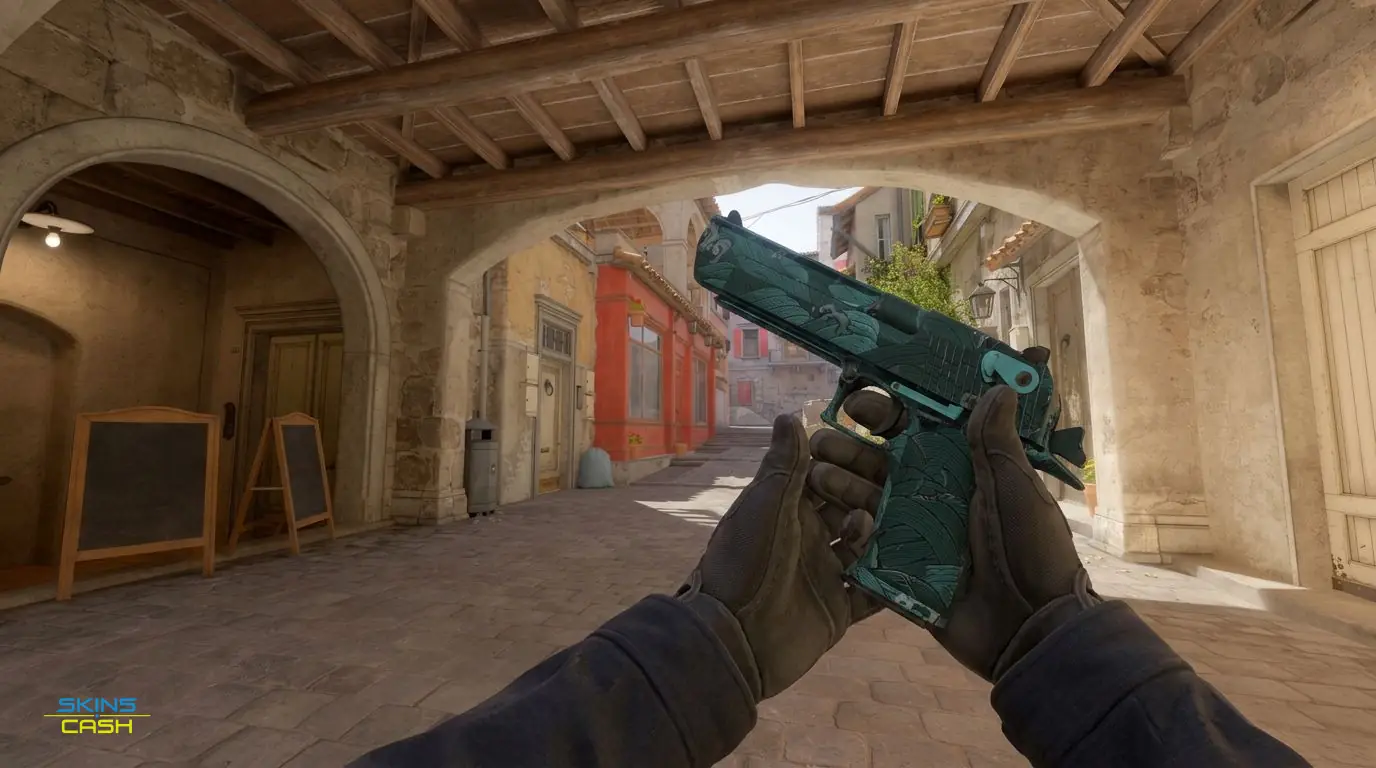 Desert Eagle | Midnight Storm — In-game inspect