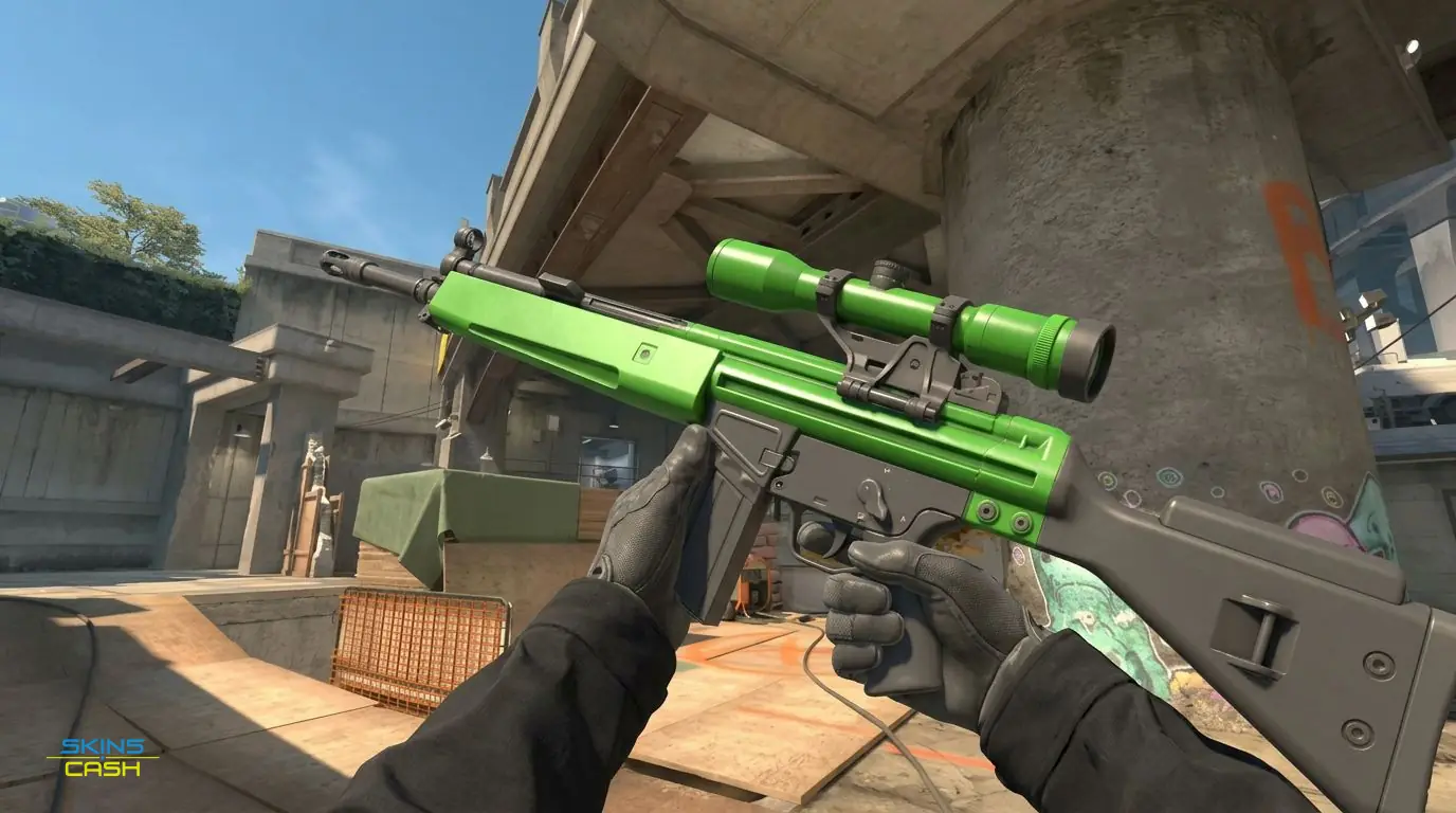 G3SG1 | Green Apple — In-game inspect