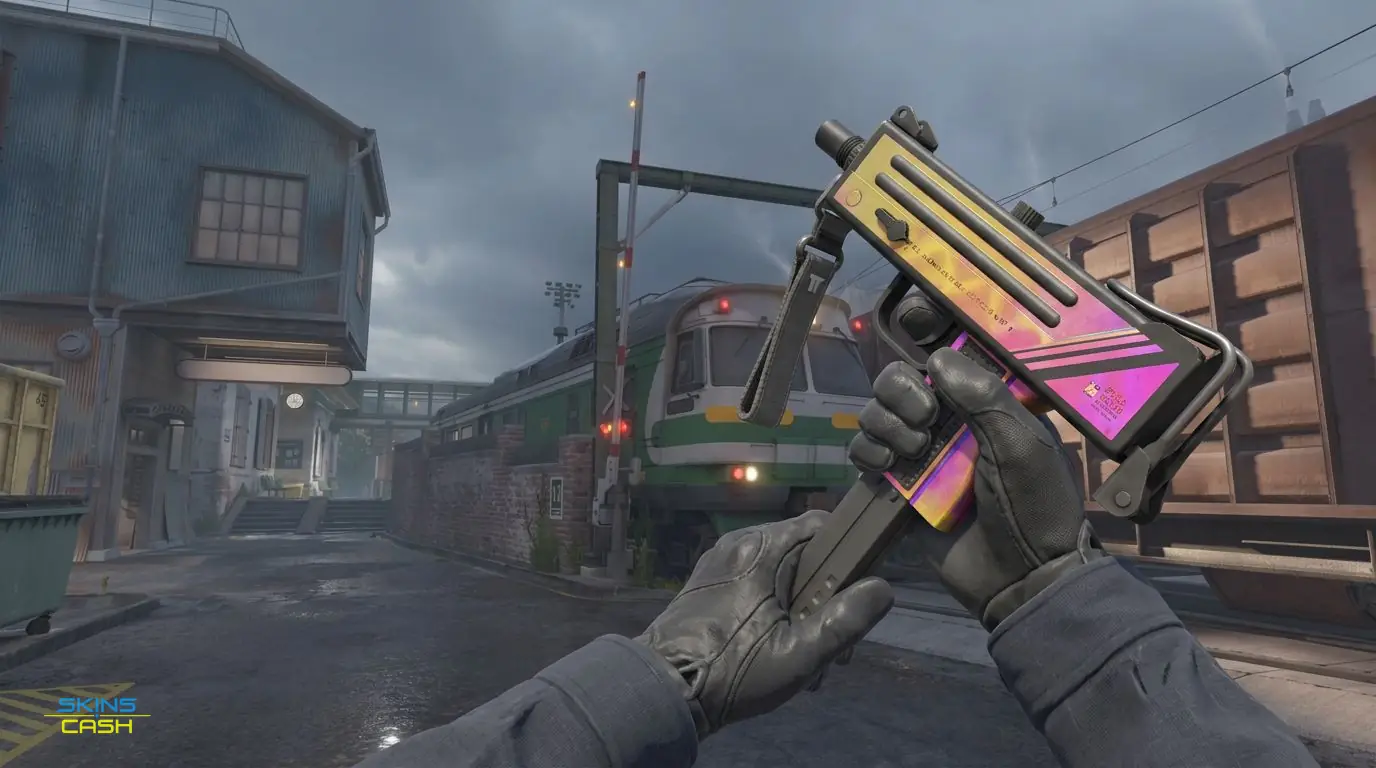 MAC-10 | Disco Tech — In-game inspect