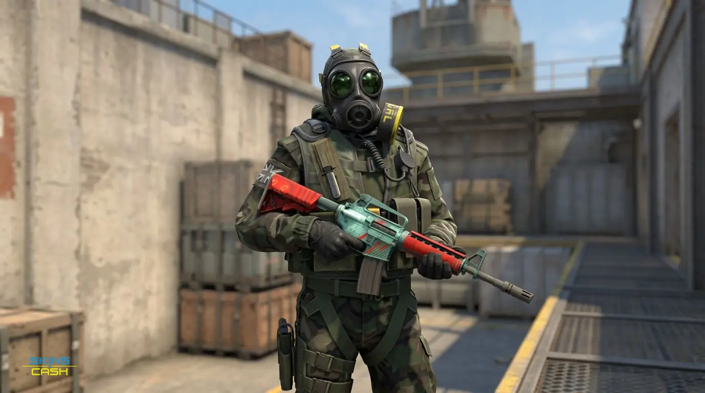 M4A4 | Bullet Rain — In the field