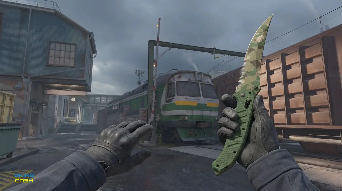 ★ Flip Knife | Forest DDPAT — In-game inspect
