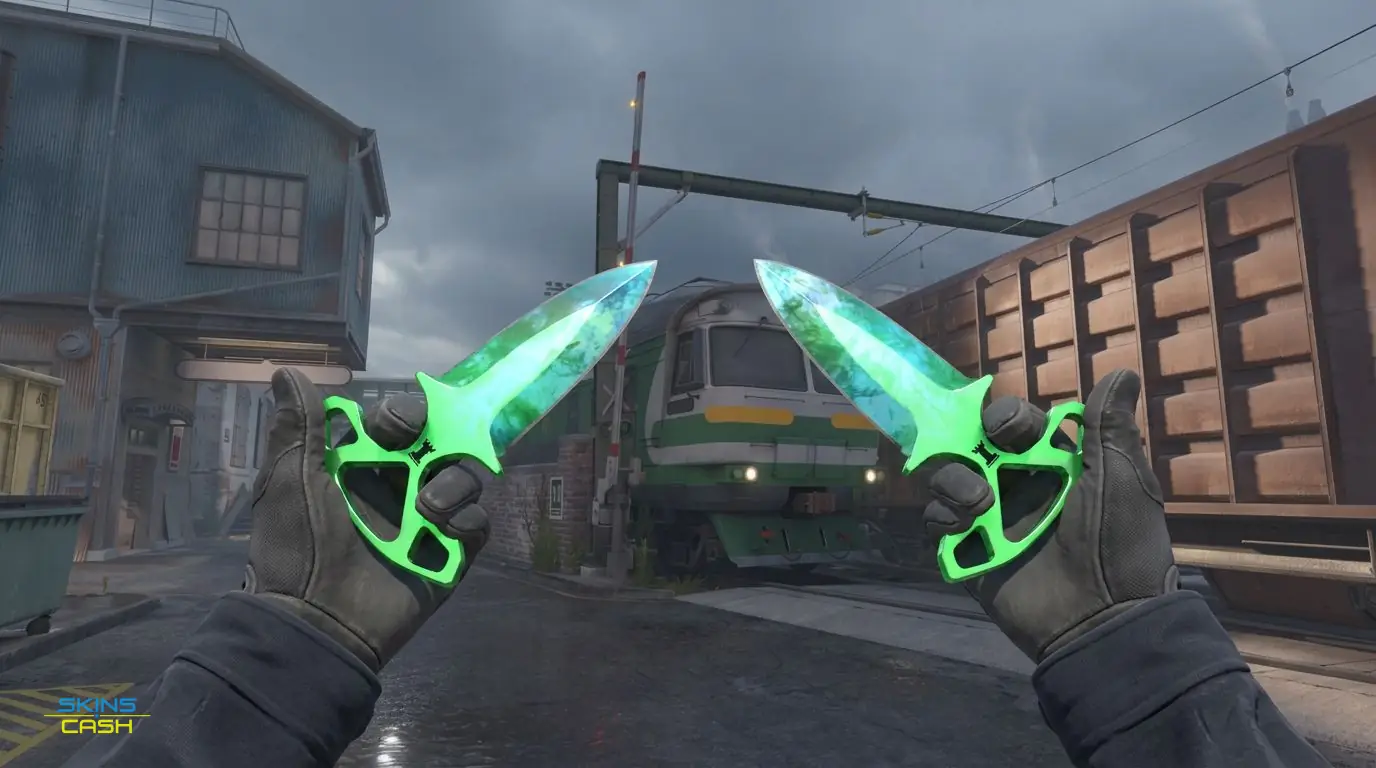★ Shadow Daggers | Gamma Doppler Phase 3 — In-game inspect