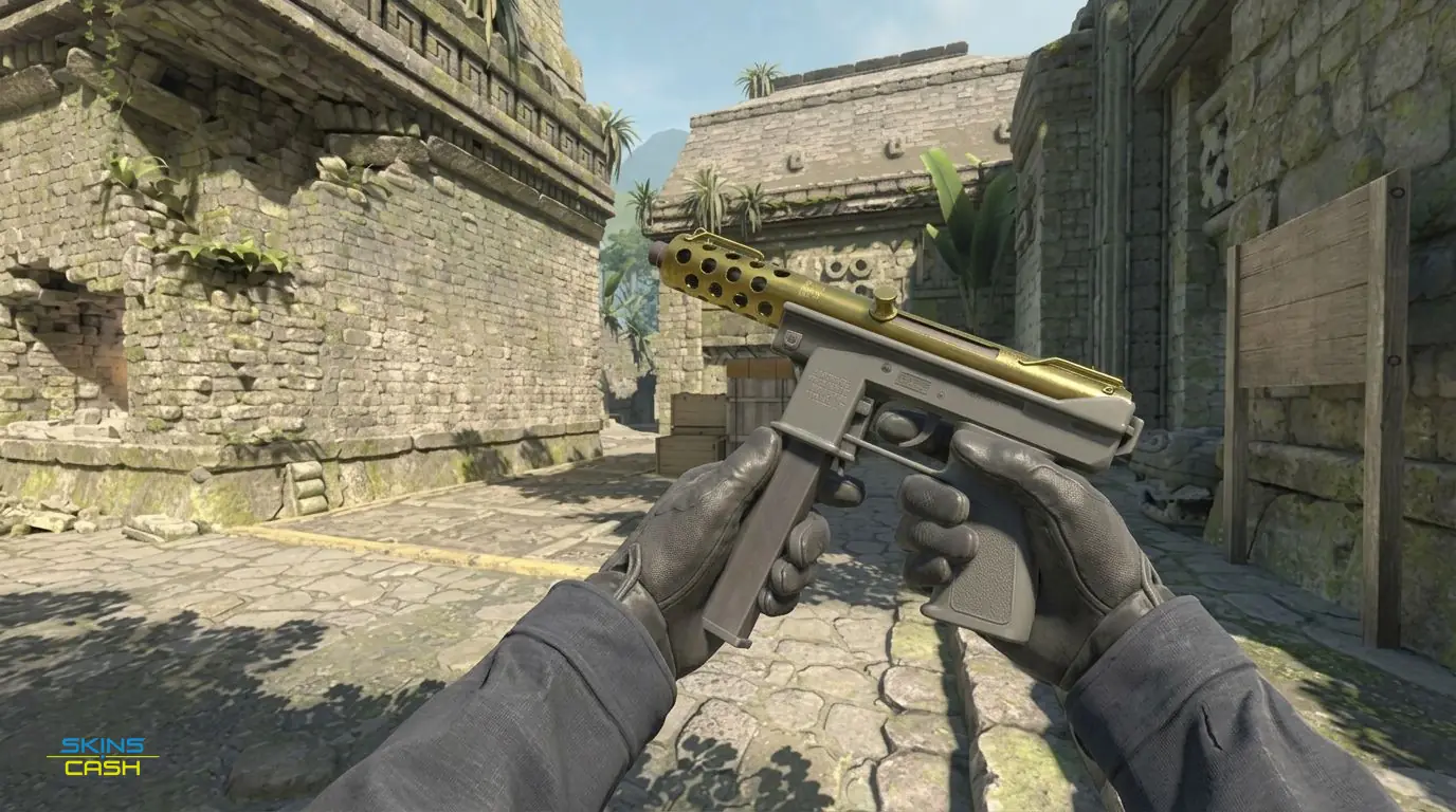 Tec-9 | Brass — In-game inspect