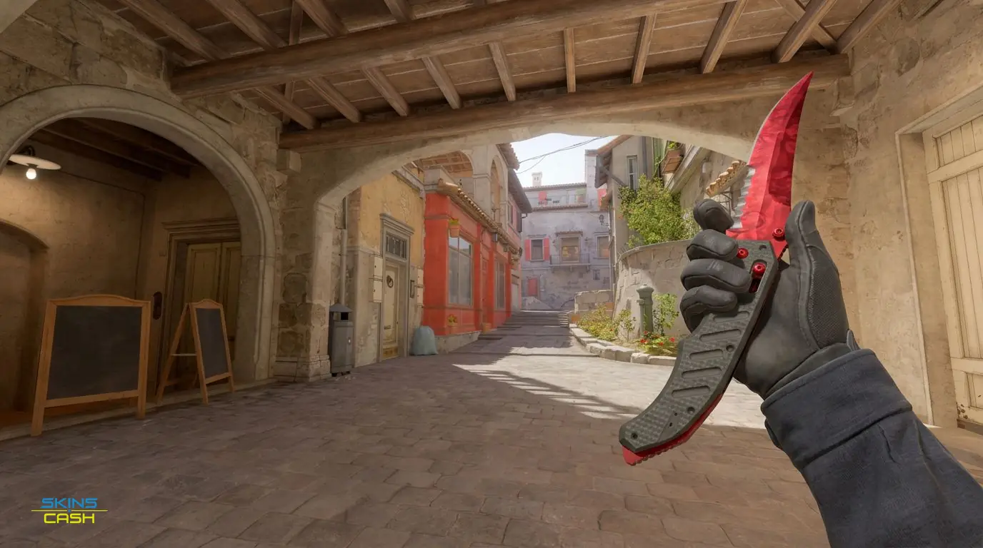 ★ Flip Knife | Doppler Ruby — In-game inspect