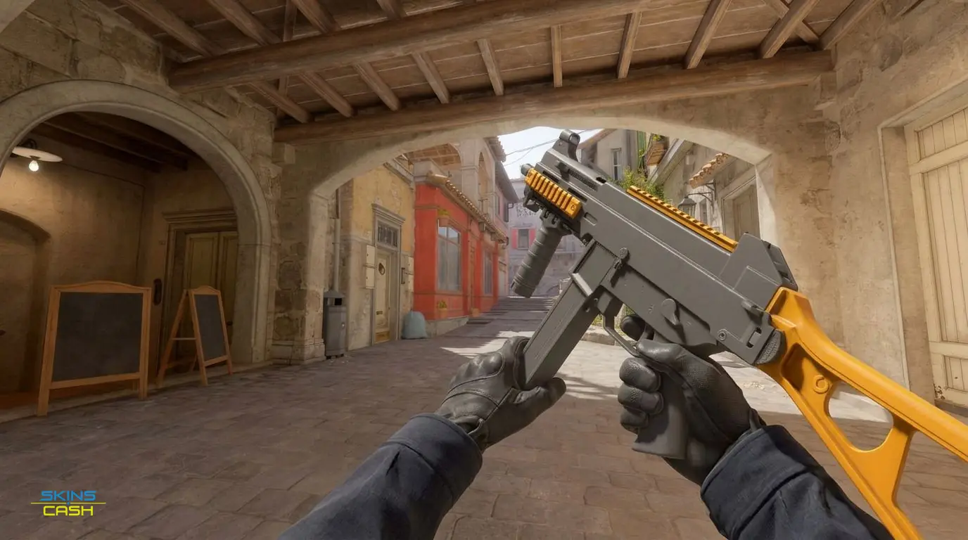 UMP-45 | Caramel — In-game inspect