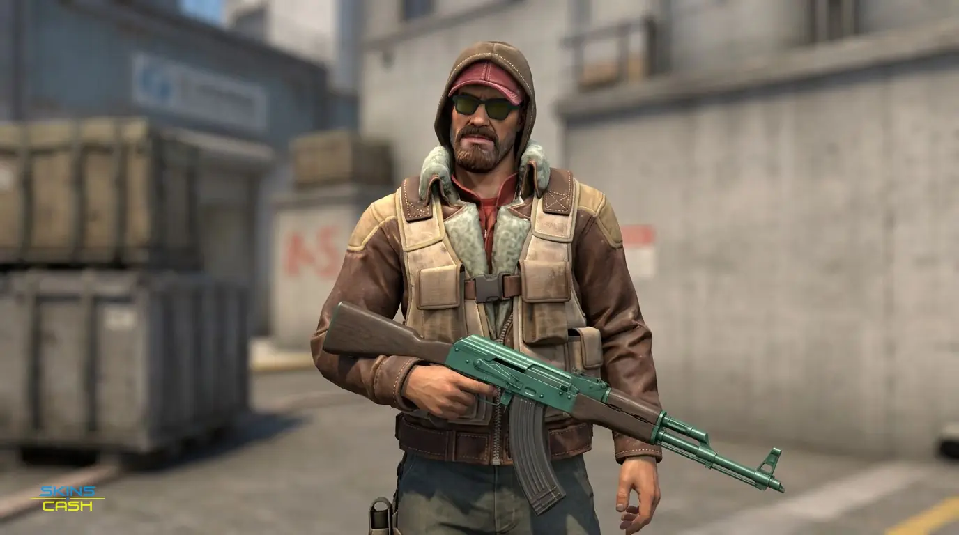AK-47 | Wintergreen — In the field