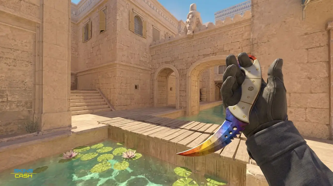 ★ Talon Knife | Marble Fade — In-game inspect