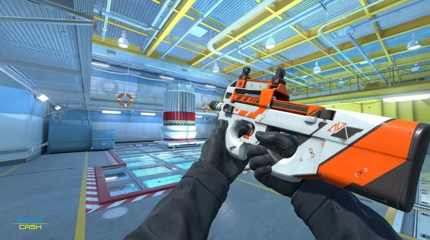P90 | Asiimov — In-game inspect