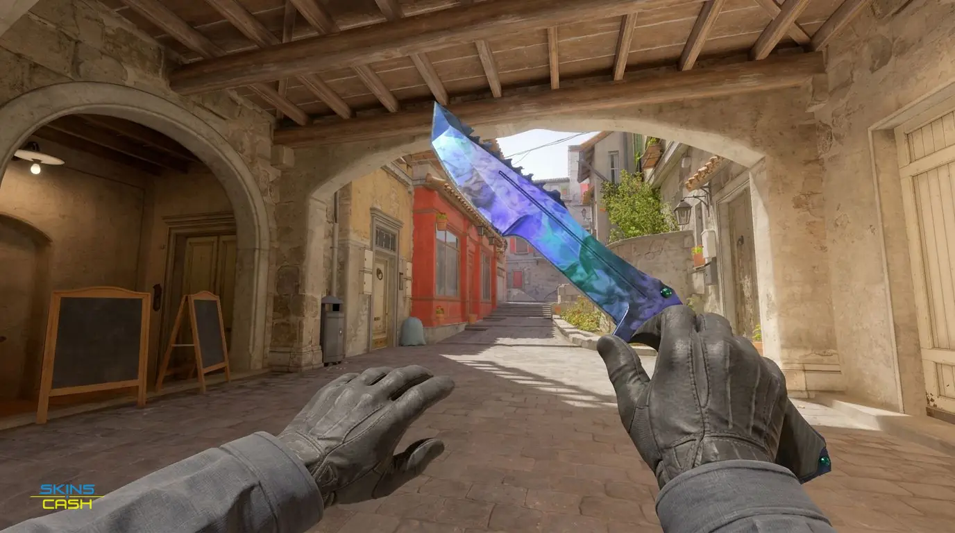 ★ Huntsman Knife | Doppler Phase 3 — In-game inspect