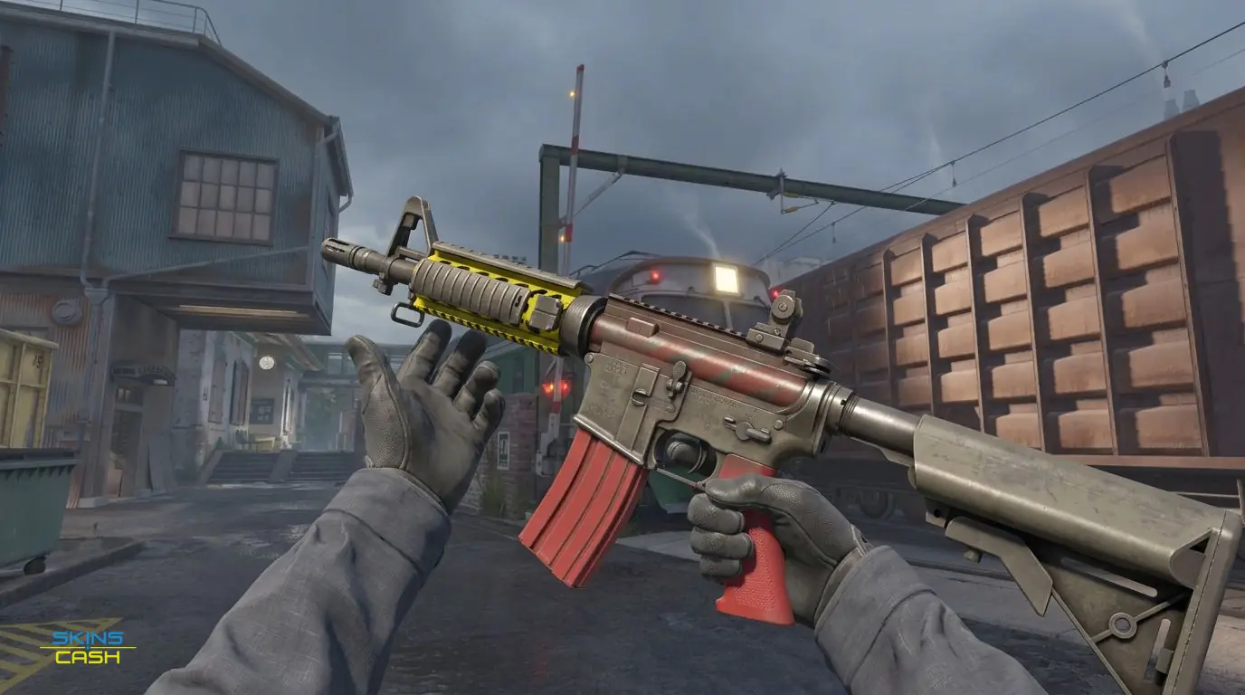 M4A4 | Steel Work — In-game inspect
