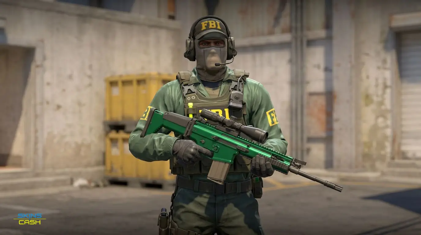 SCAR-20 | Emerald — In the field