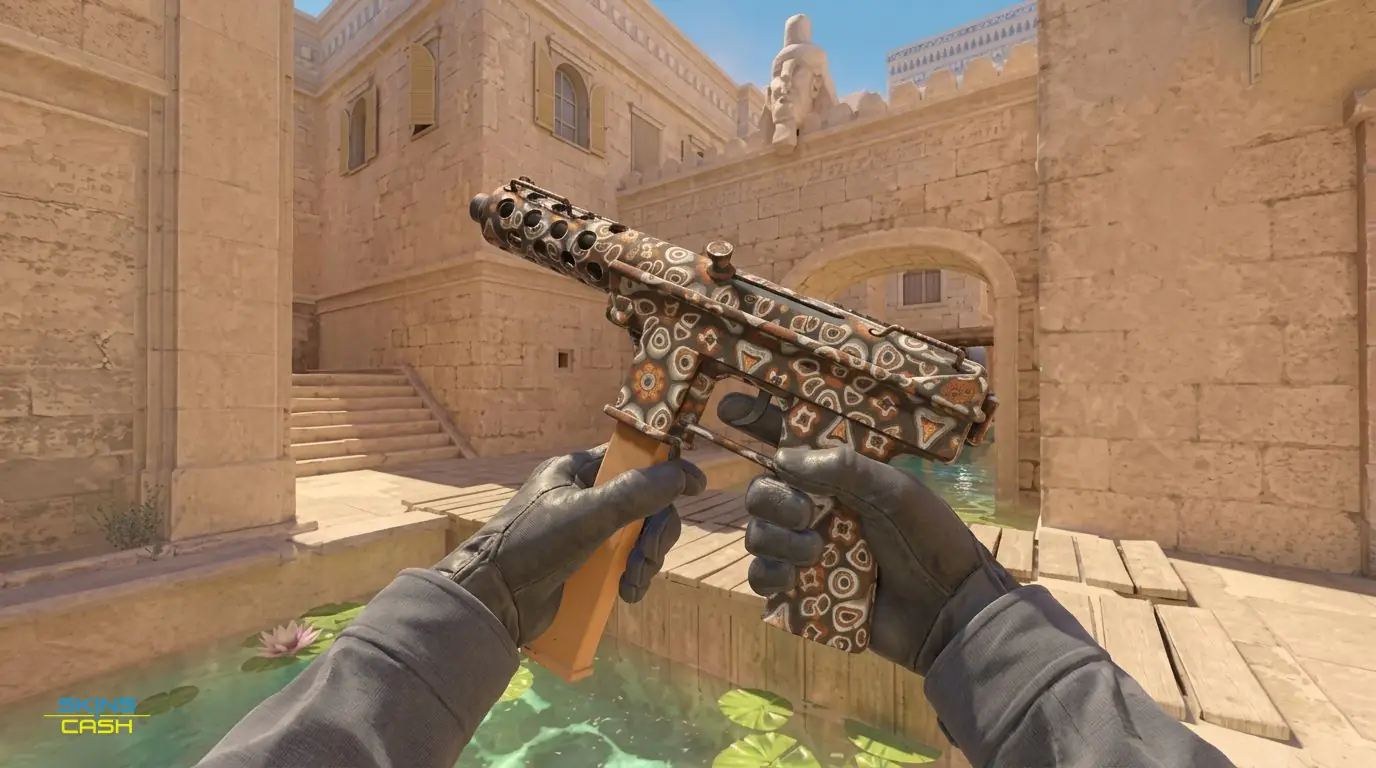 Tec-9 | Orange Murano — In-game inspect
