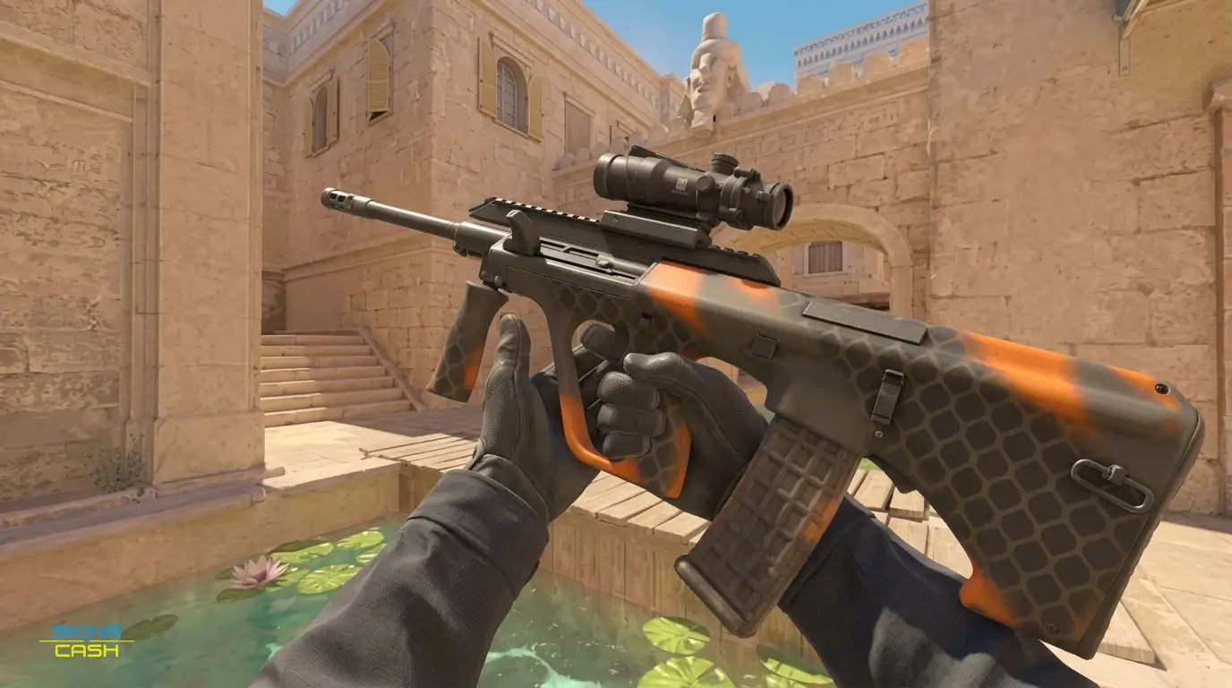 AUG | Condemned — In-game inspect