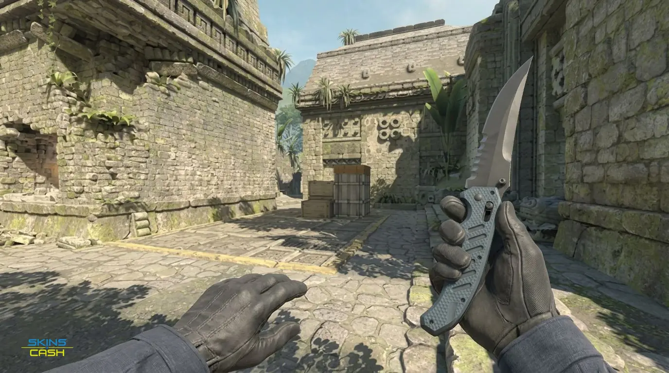 ★ Flip Knife | Night — In-game inspect