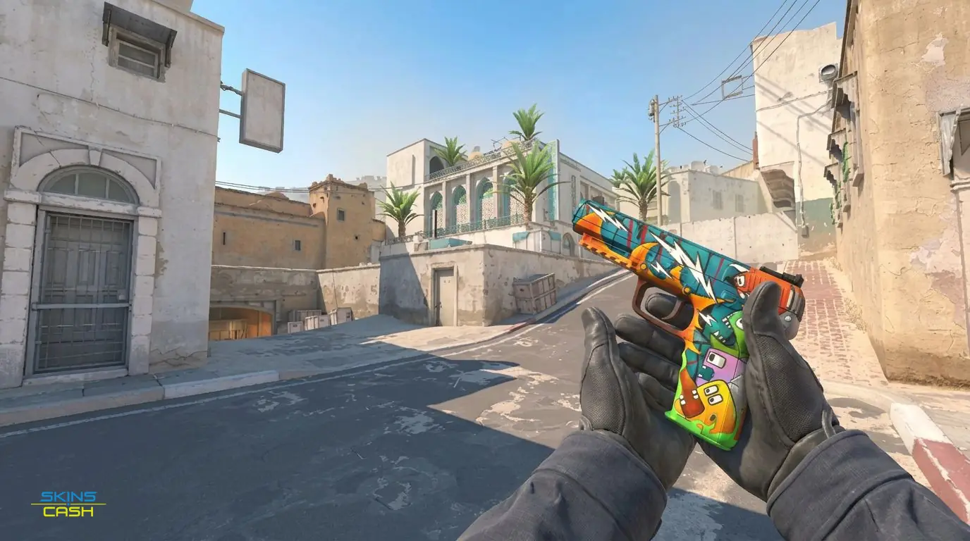 Five-SeveN | Angry Mob — In-game inspect