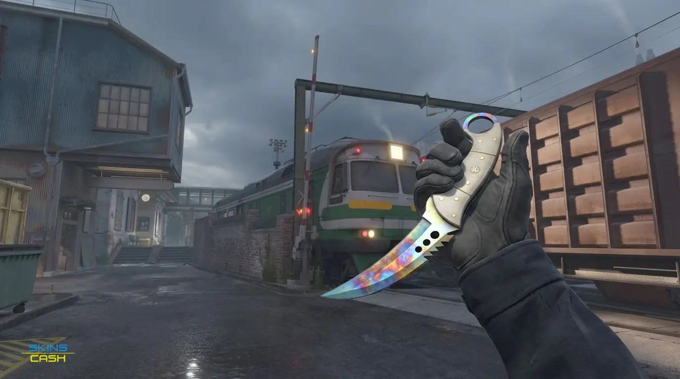 ★ Talon Knife | Case Hardened — In-game inspect