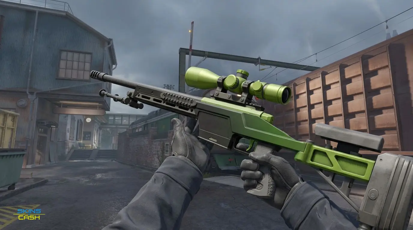 SSG 08 | Acid Fade — In-game inspect