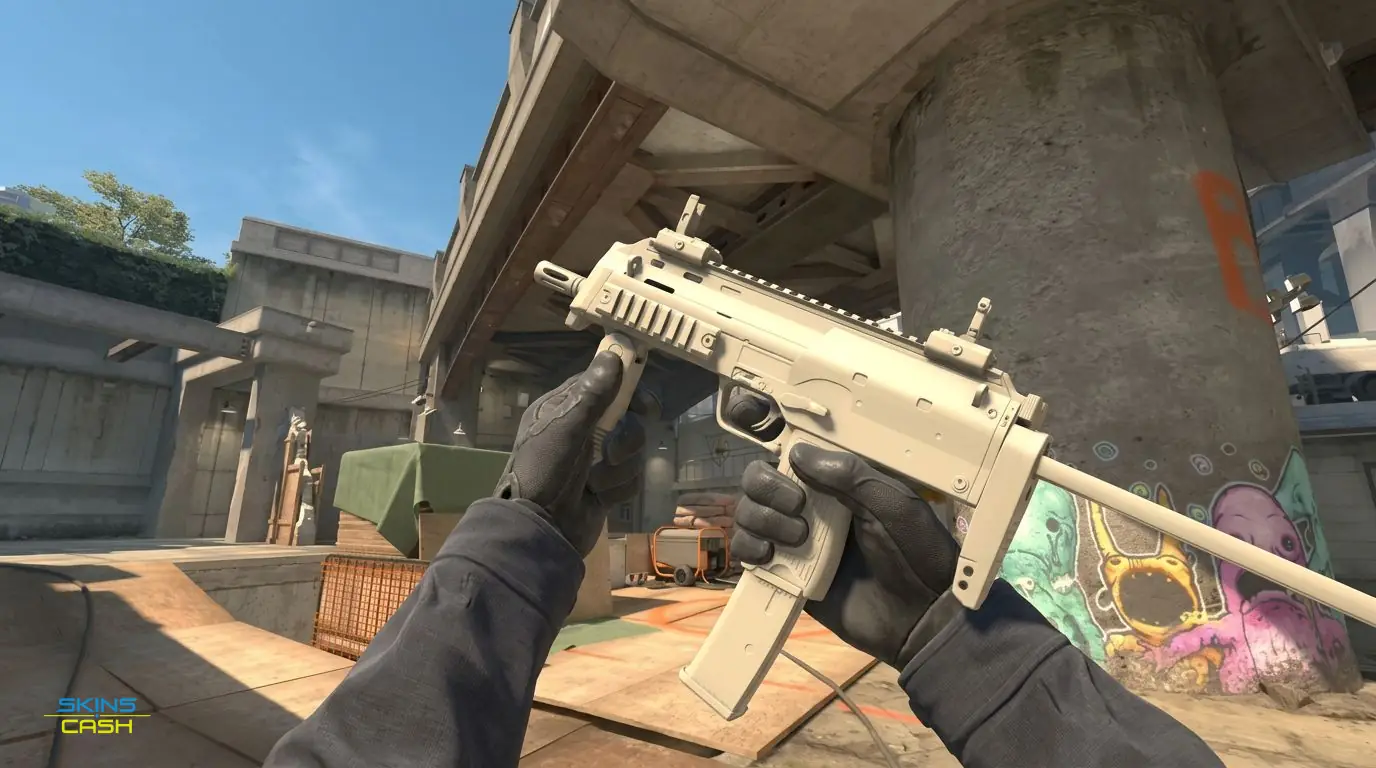 MP7 | Whiteout — In-game inspect