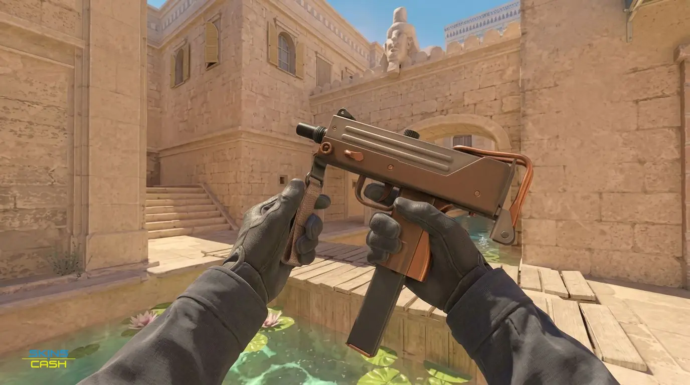 MAC-10 | Bronzer — In-game inspect