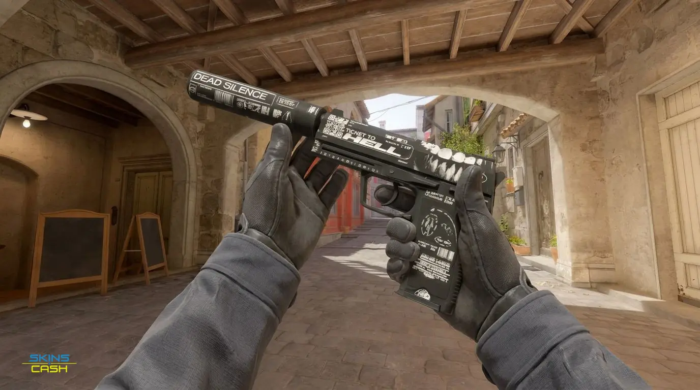 USP-S | Ticket to Hell — In-game inspect