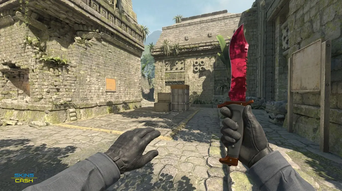 ★ Bowie Knife | Doppler Ruby — In-game inspect