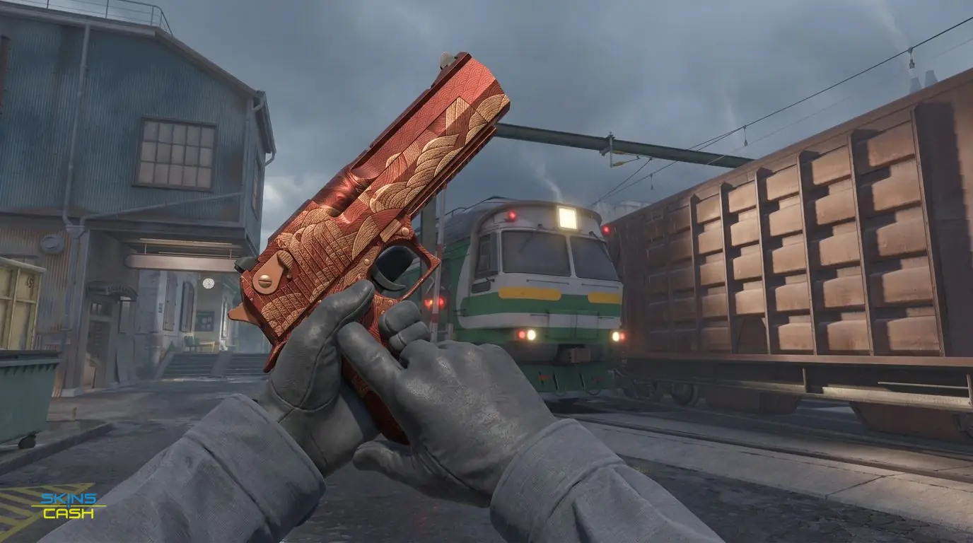 Desert Eagle | Sunset Storm 壱 — In-game inspect