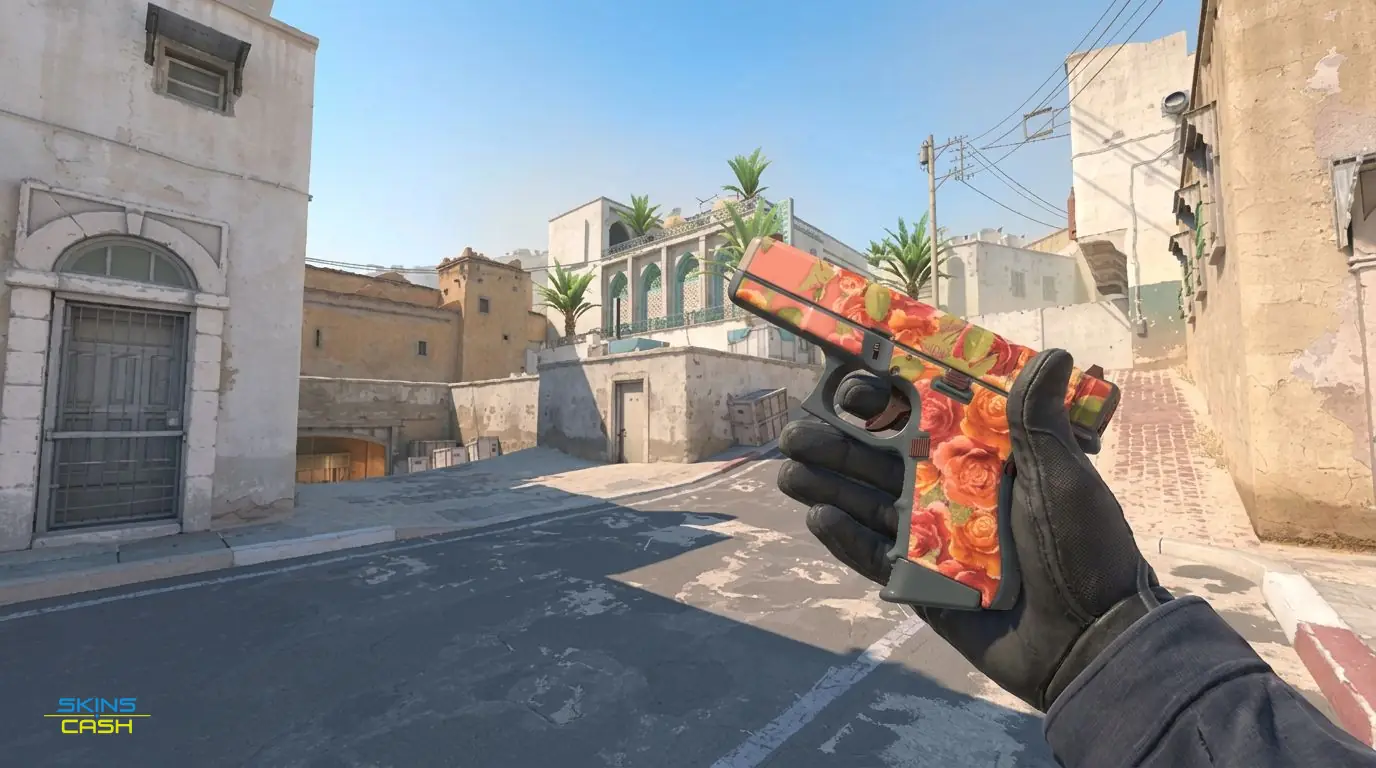 Glock-18 | Coral Bloom — In-game inspect
