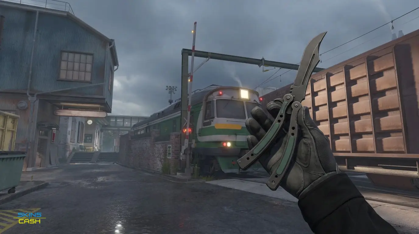 ★ Butterfly Knife | Night — In-game inspect