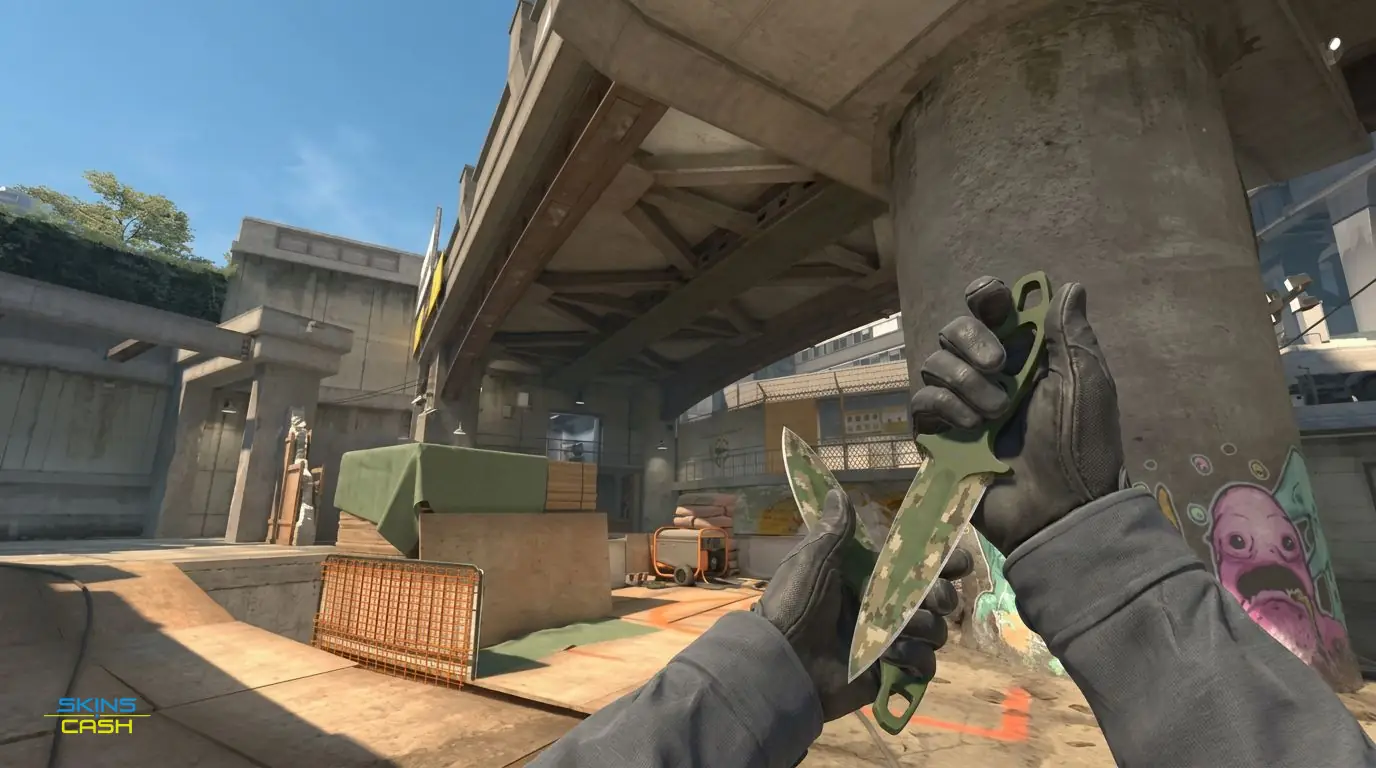 ★ Shadow Daggers | Forest DDPAT — In-game inspect