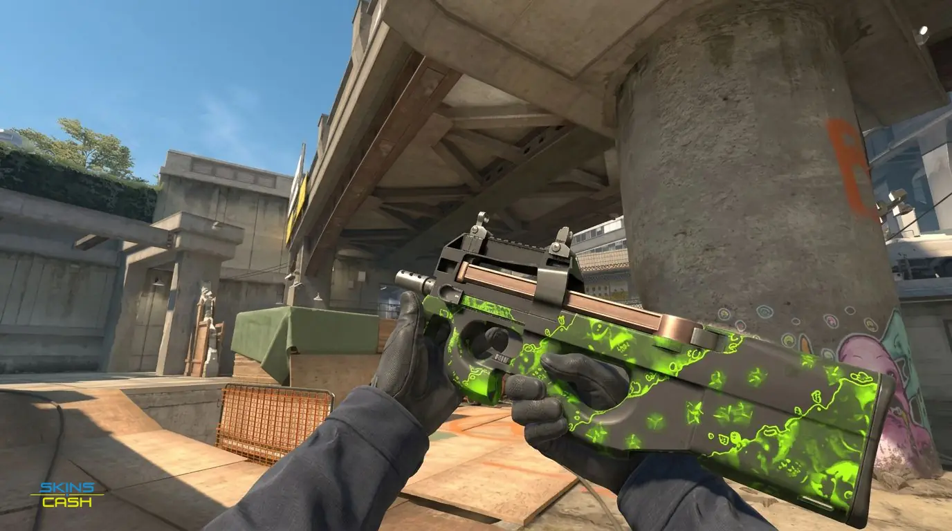 P90 | Virus — In-game inspect