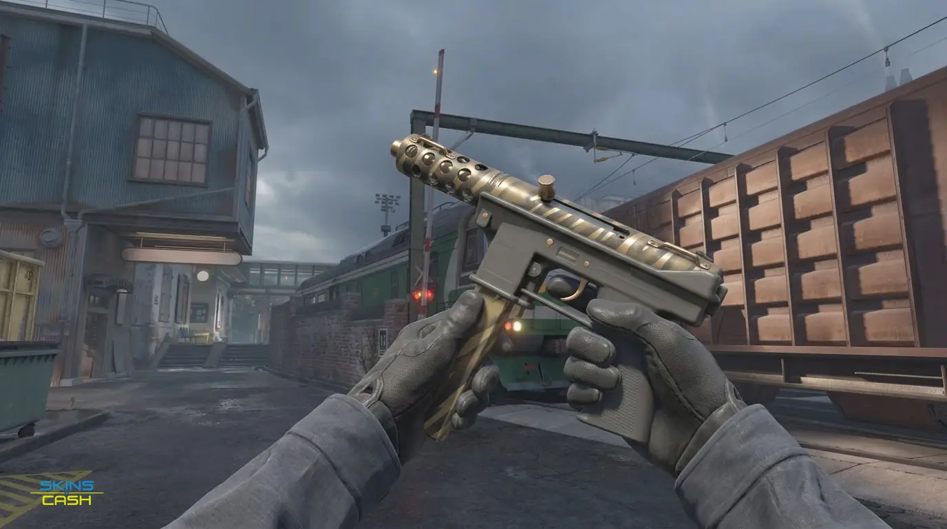 Tec-9 | Tiger Stencil — In-game inspect