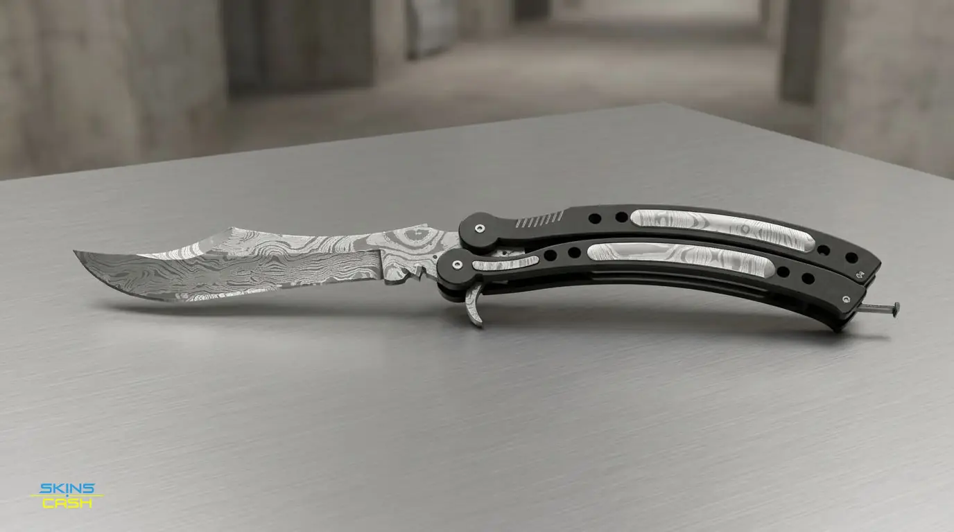 ★ Butterfly Knife | Damascus Steel — Product view