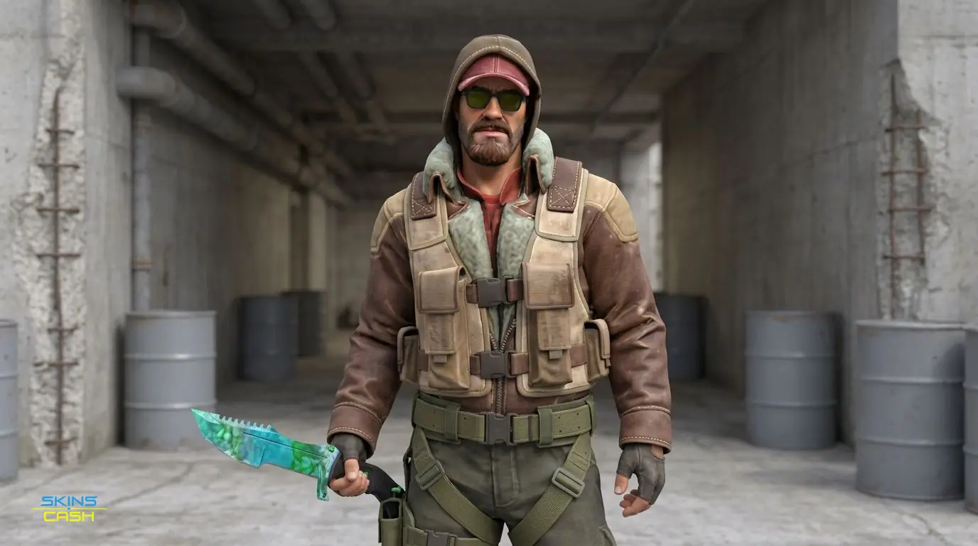 ★ Huntsman Knife | Gamma Doppler Phase 3 — In the field