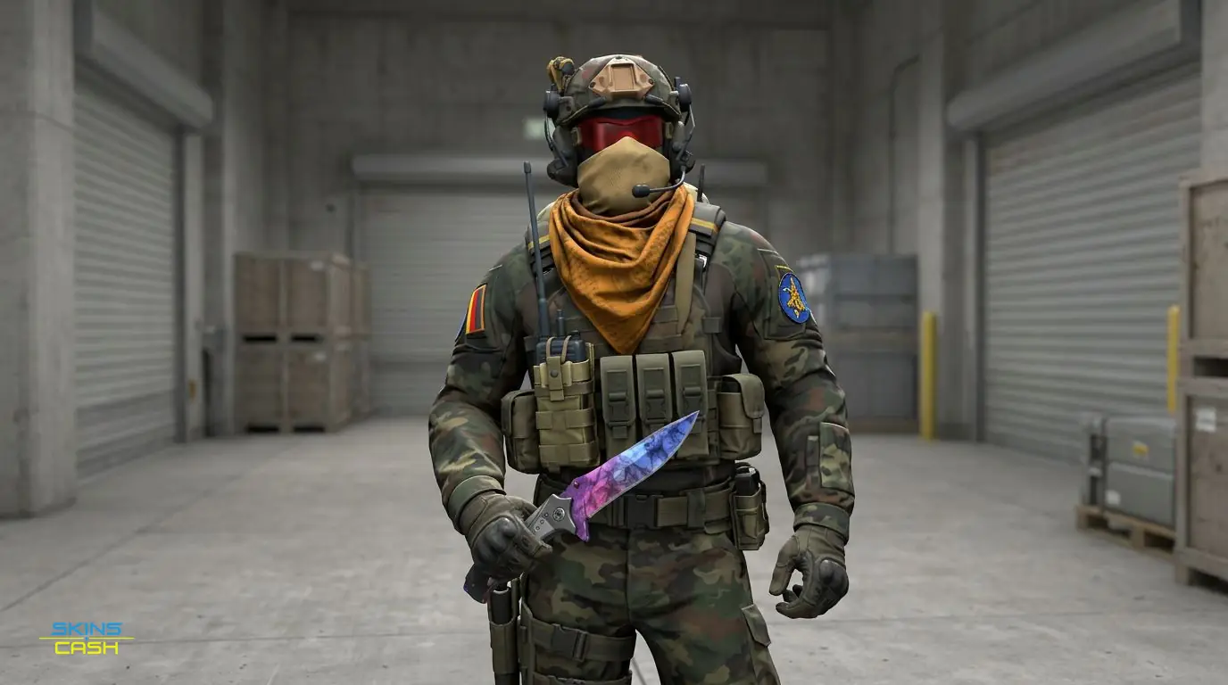 ★ Nomad Knife | Doppler Phase 1 — In the field