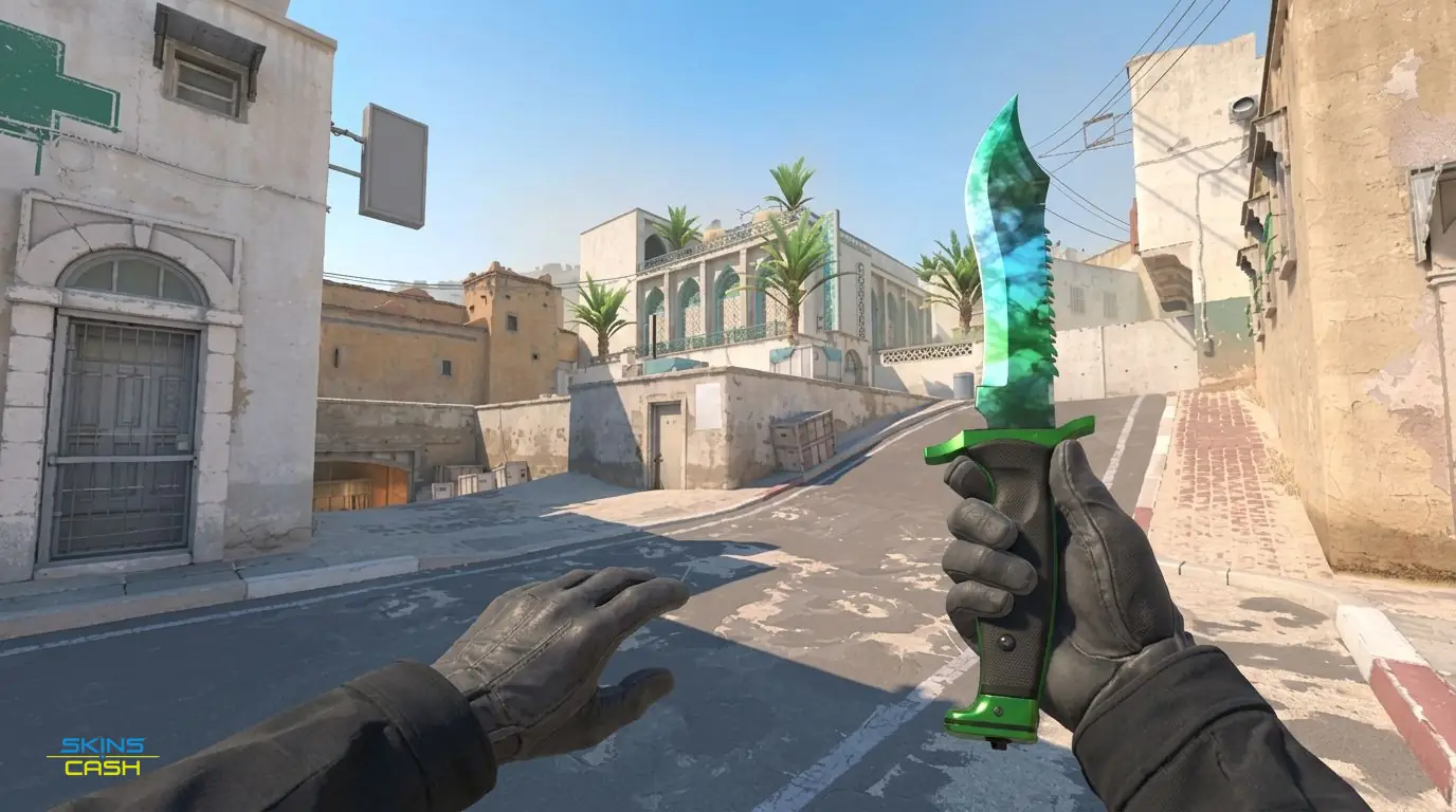 ★ Bowie Knife | Gamma Doppler Phase 3 — In-game inspect
