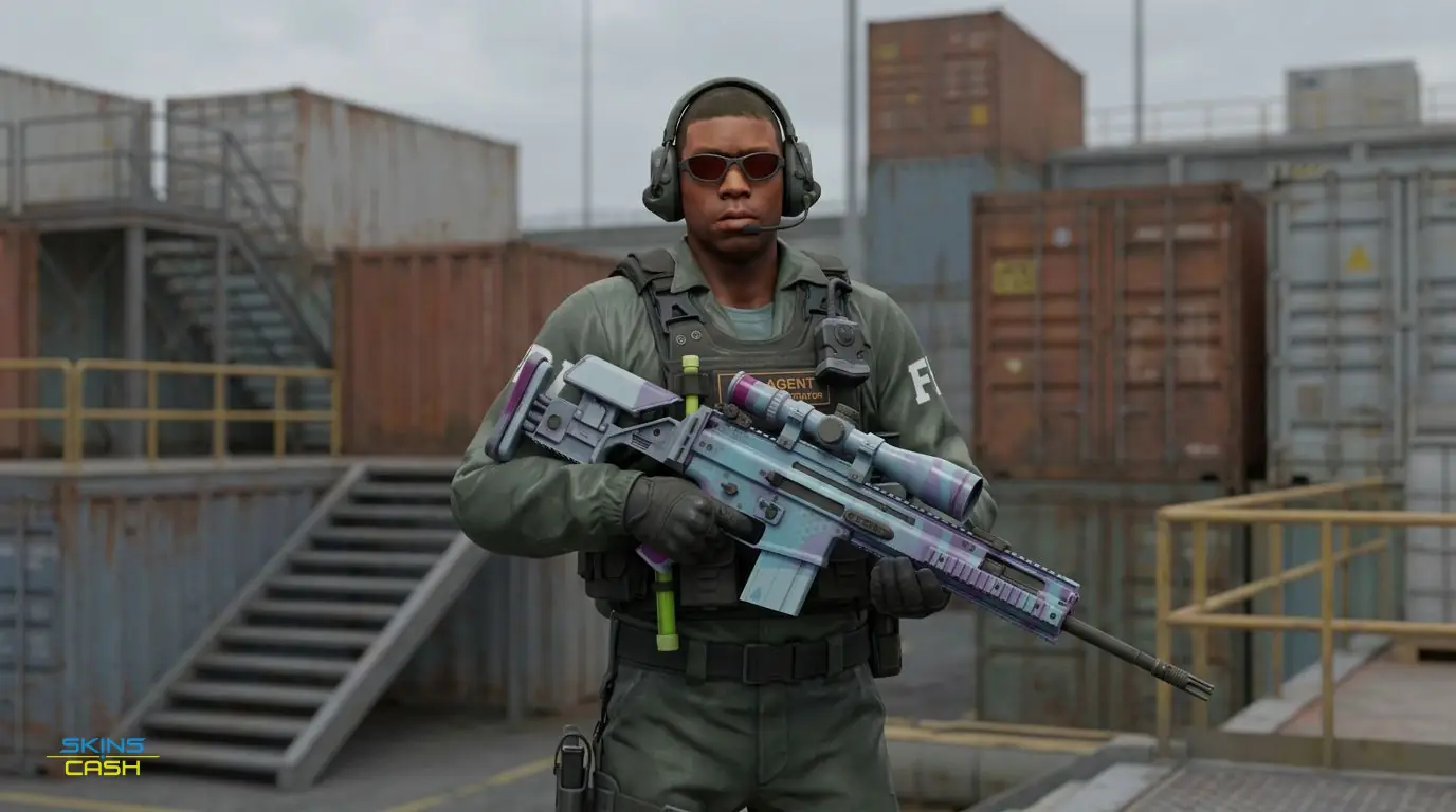 SCAR-20 | Wild Berry — In the field