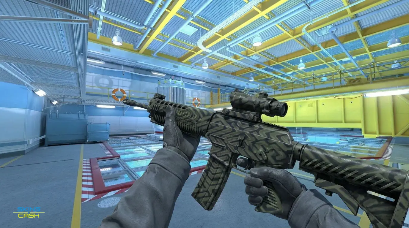 SG 553 | Barricade — In-game inspect