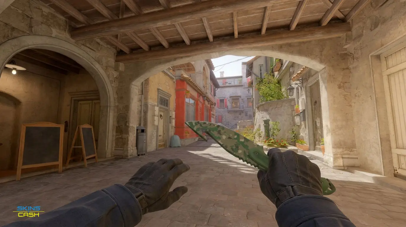 ★ Gut Knife | Forest DDPAT — In-game inspect