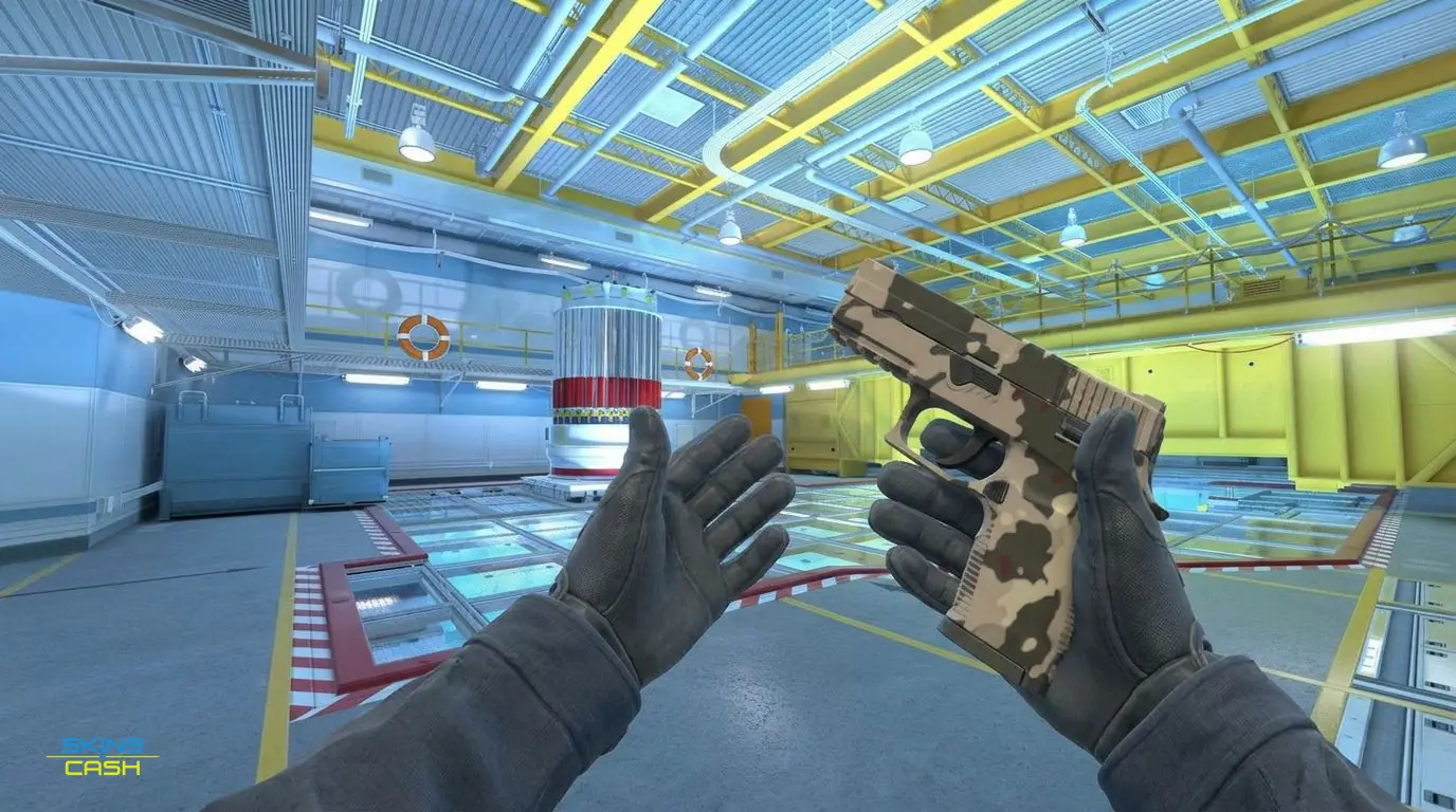 P250 | Black & Tan — In-game inspect