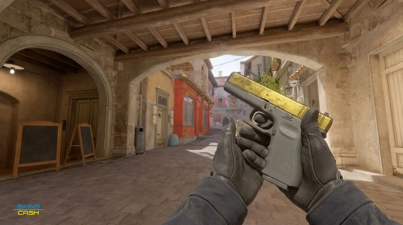 Glock-18 | Brass — In-game inspect