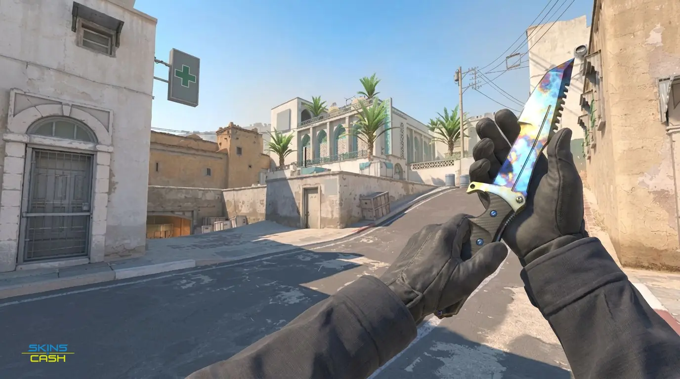 ★ Huntsman Knife | Case Hardened — In-game inspect