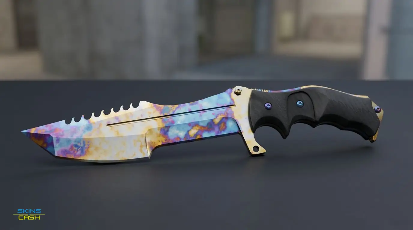★ Huntsman Knife | Case Hardened — Product view