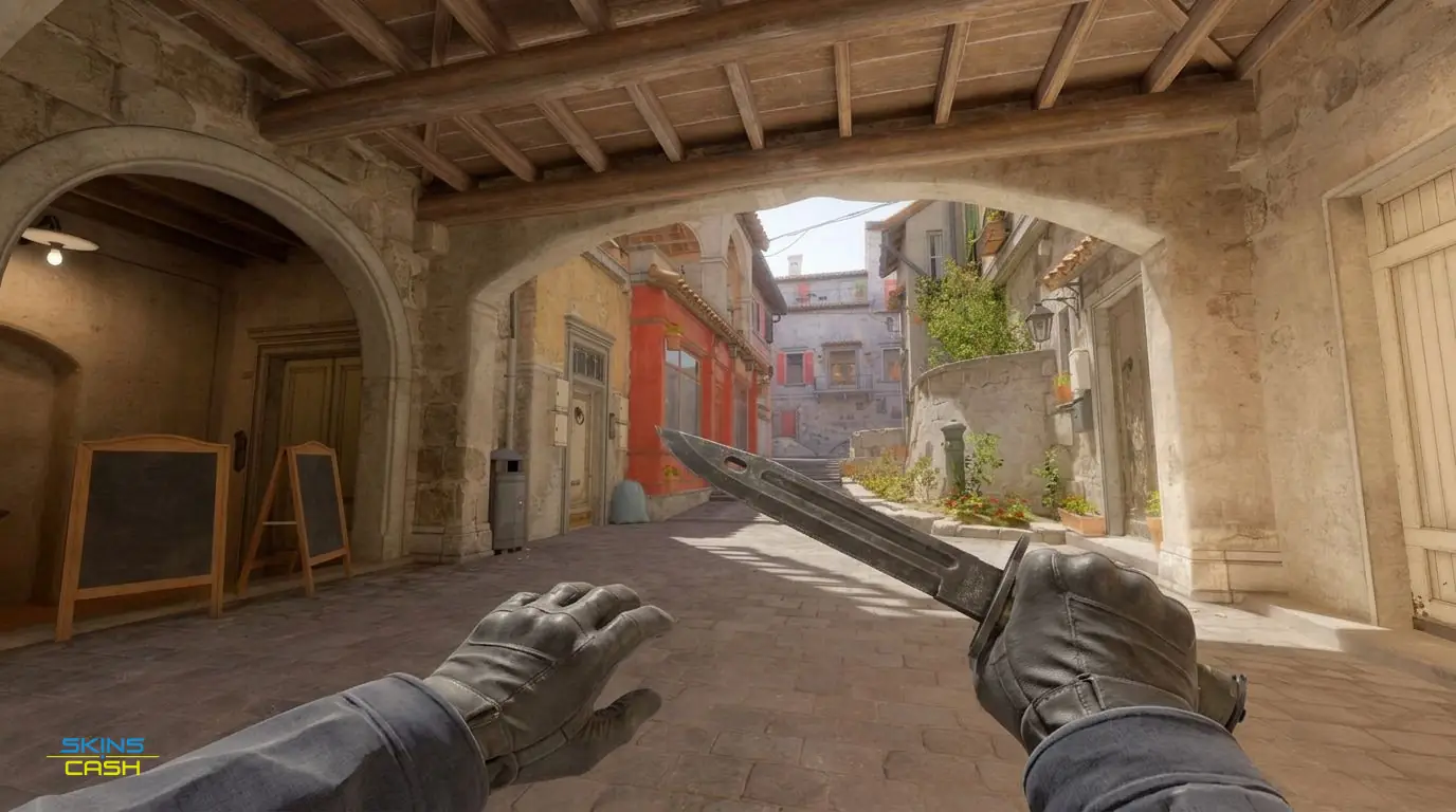★ Bayonet | Black Laminate — In-game inspect